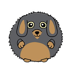 animation showing customization of waggables stuffed animal