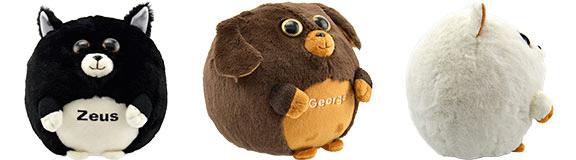 waggables animation stuffed animals of pets